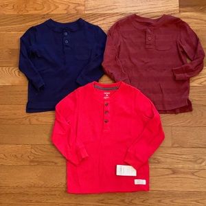3T Long Sleeve Henley Bundle